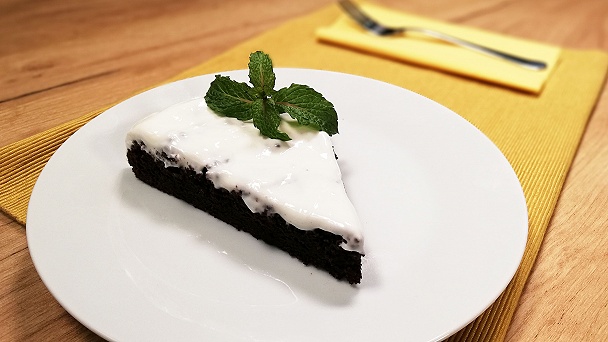 Brownies s tvarohovým krémom