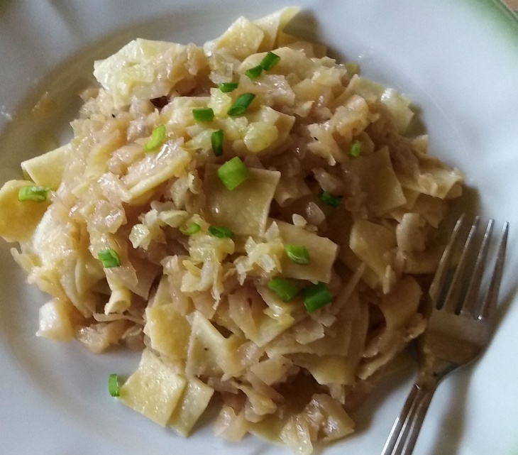 Domáce fliačky s kapustou (fotorecept)