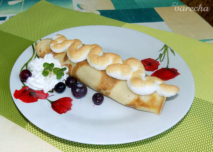 Palacinky plnené jablkovou náplňou (fotorecept)
