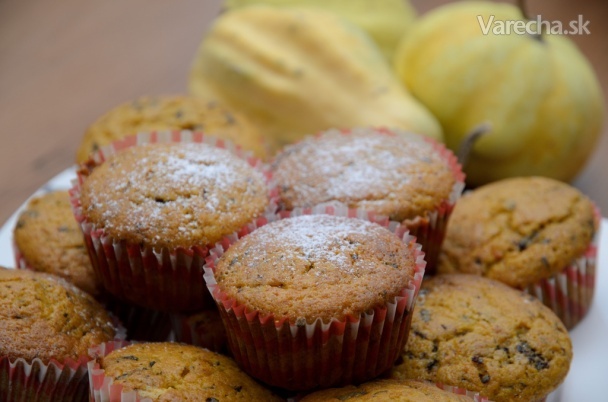Tekvicové muffiny z pečenej tekvice Hokkaido (fotorecept)