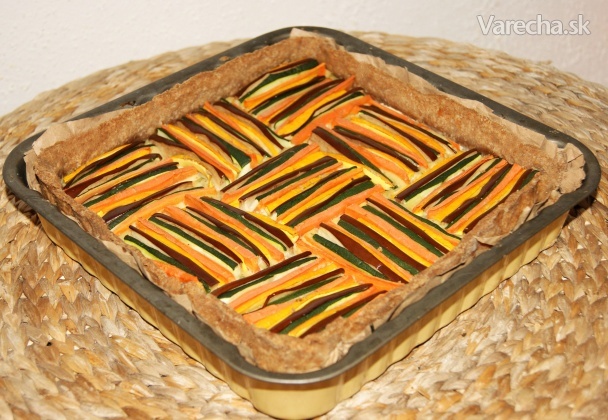 Pestrý zeleninový koláč (fotorecept)